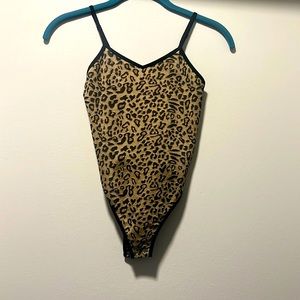 Cheetah print bodysuit